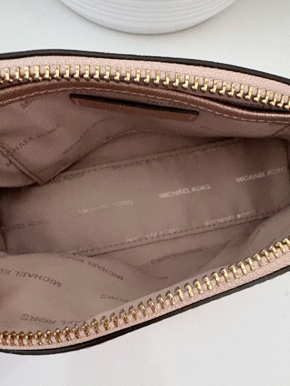 Michael Kors Leather Alex Cosmetic Bag - Picture 7 of 8